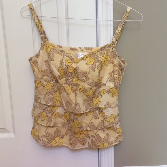 Ann Taylor Loft spaghetti strap top. - Picture 1 of 3